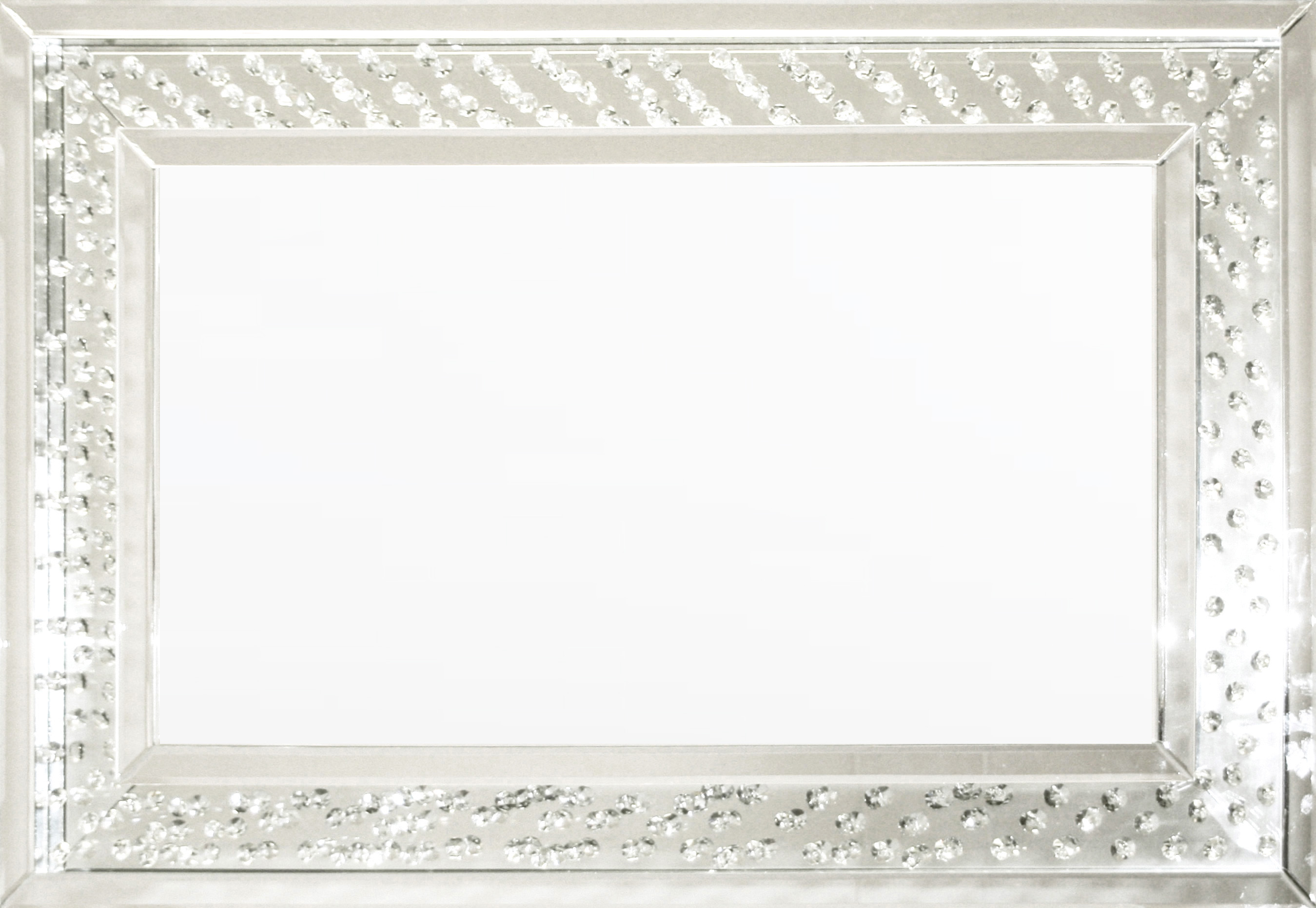 MC018 Wall décor art mirror on mirror rectangular ornate
